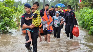 Banjir dan Longsor melanda Bali, Polri Kerahkan Personel Bantu Penanganan