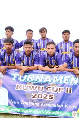 Turnamen Kuwu Cup 2025 Temiyang : Kesebelasan Desa Cikedung Melaju Ke Delapan Besar Usai Kalahkan Kesebelasan Mekarjati, Skor 1-0